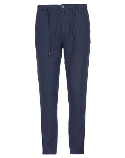 Groowe Man Pants Navy Size 32 Linen In Blue