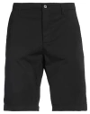 Groowe Man Shorts & Bermuda Shorts Black Size 32 Cotton, Elastane