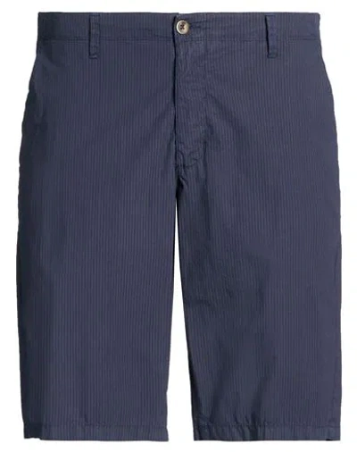 Groowe Man Shorts & Bermuda Shorts Blue Size 42 Cotton, Elastane