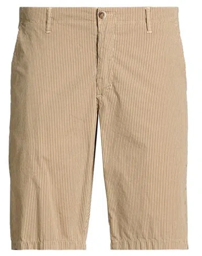 Groowe Man Shorts & Bermuda Shorts Sand Size 38 Cotton, Elastane In Nude