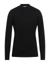 Groowe Man Sweater Black Size L Viscose, Nylon
