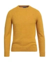 Groowe Man Sweater Yellow Size S Acrylic, Polyamide, Wool, Mohair Wool In Yellow