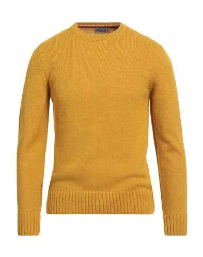 Groowe Man Sweater Yellow Size S Acrylic, Polyamide, Wool, Mohair Wool