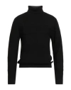Groowe Man Turtleneck Black Size S Modacrylic, Wool