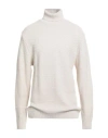 Groowe Man Turtleneck Ivory Size L Modacrylic, Wool In White