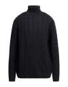 Groowe Man Turtleneck Midnight Blue Size 3xl Modal, Wool