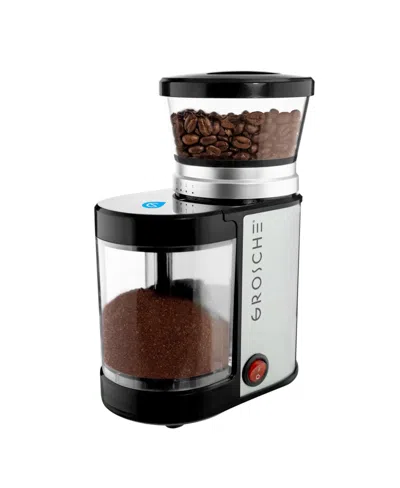 Grosche Bremen Burr Electric Coffee Grinder In Silver-tone