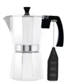 Grosche Milano Cafe Bliss: Moka Pot Frother Duo In Silver