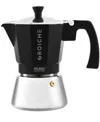 Grosche Milano Induction Stovetop 6 Cup Espresso Maker Moka Pot In Black