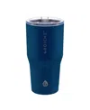 Grosche Yukon Travel Mug, 20oz Coffee Tumbler With Lid In Slate Blue