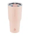 Grosche Yukon Travel Mug, 30oz Coffee Tumbler With Lid In Peach Rose Pink