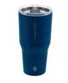 Grosche Yukon Travel Mug, 30oz Coffee Tumbler With Lid In Slate Blue