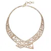 Grossé Women's Gold & Crystal Statement Necklace, Series Star Flare
