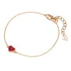 Grossé Women's Gold / Red Gold & Red Enamel Bracelet , Series Pop Heart