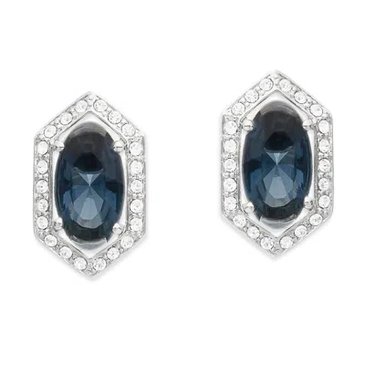 Grossé Women's Silver / Blue Platinum & Blue Crystal Earrings, Series Jelly Beans