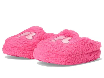 Ground Up Barbie Sherpa Spa Slipper (toddler/little Kid) Girls Shoes Pink : 7/8 (toddler) M, Faux Fur
