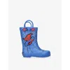 Ground Up Kids' Spiderman Rubber Rain Boot In Multi