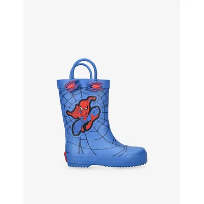 Ground Up Kids' Spiderman Rubber Rain Boot In Multi