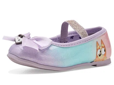 Ground Up Kids' Bluey Ballet Flat (toddler) Girl's Shoes Lilac Purple : 9 Toddler M, Synthetic