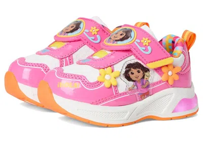 Ground Up Kids' Dora The Explorer Light Up (toddler) Girl's Shoes Pink : 10 Toddler M, Synthetic
