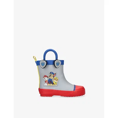 Ground Up Kids' Paw Patrol Rubber Rain Boot In Multi