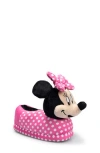 Ground Up Kids' 3d Minnie Mouse Slipper In Pink