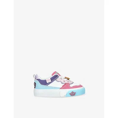 Ground Up Pink Comb Kids' Paw Patrol Faux-leather Low-top Trainers Eur 31 / 12.5 Uk
