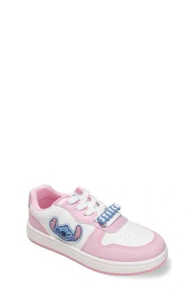 Ground Up Kids' Stitch Faux Leather Court Sneaker In Multi
