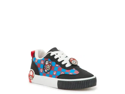 Ground Up Mario Cart Court Sneaker Kids' In Black/red/blue