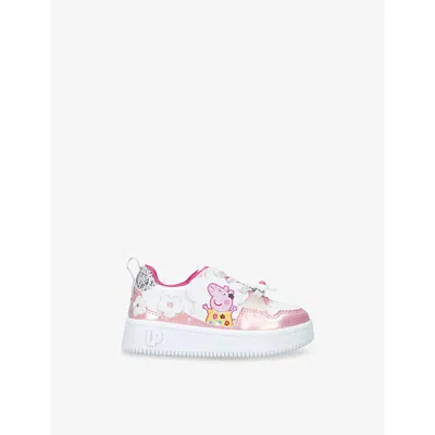 Ground Up Kids' Peppa Pig Faux-leather Low-top Traine