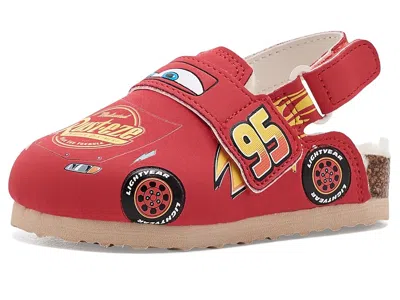 Ground Up Kids' Pixar Car Sandals (toddler) Boys Shoes Tan: 7 Toddler M, Suede/synthetic In Red
