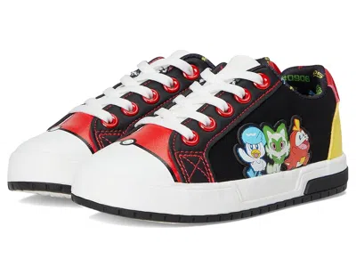 Ground Up Pokemon Court Sneaker (little Kid) Boy's Shoes White : 3 Little Kid M, Canvas