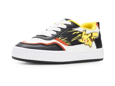 Ground Up Pokemon Low Top (little Kid) Boy's Shoes Black Yellow : 11 Little Kid M, Synthetic In Multi