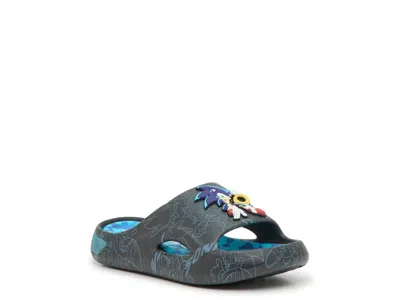 Ground Up Sonic Slide Sandal Kids' In Black/blue