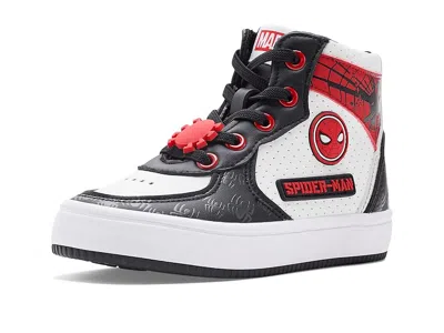 Ground Up Spiderman High-top Sneakers (little Kid) Boys Shoes White: 13 Little Kid M In Multi