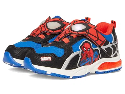 Ground Up Kids' Spiderman Light Up Eyes Athletic (toddler) Boy's Shoes Red/blue : 5 Toddler M, Synthetic In Multi
