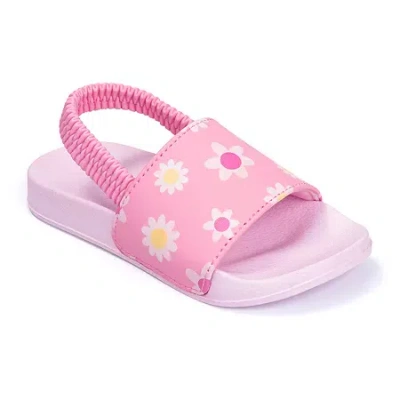 Ground Up Babies' Toddler Girls Slide Sandals In Pink