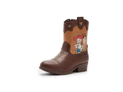 Ground Up Woody And Jesse Cowboy Boots (toddler/little Kid) Girl's Shoes Beige : 12 Little Kid M, Synthetic In Sand