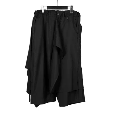 Pre-owned Ground Y Pants Skirt Two Ways Wearing Detachable Skirt Great In Black