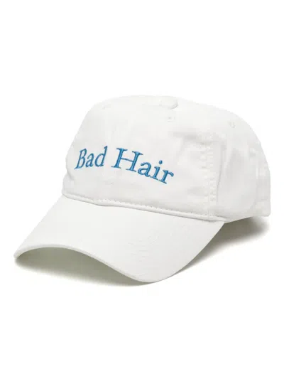 Ground Zero Bad Hair Cap In 白色