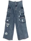 Ground Zero Cargo Jeans In Blau