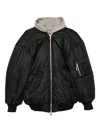 Ground Zero Double-layer Jacket In Black
