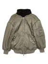 Ground Zero Double-layer Jacket In Green