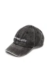 Ground Zero Embroidered Baseball Cap In Grey