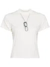 Ground Zero Graphic Print Cotton Blend T-shirt In 白色