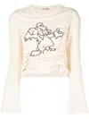 Ground Zero Graphic-print Long-sleeve T-shirt In Nude