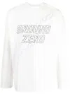Ground Zero Graphic-print Long-sleeved T-shirt In White