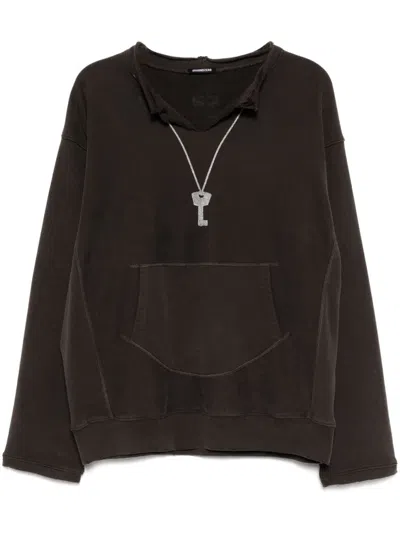 Ground Zero Graphic-print Sweatshirt In Braun