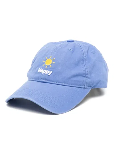 Ground Zero Embroidered Baseball Cap In 蓝色