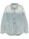 Ground Zero Logo-embroidered Jacket In Blau